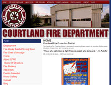 Tablet Screenshot of courtlandfire.com